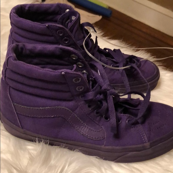 purple hightop vans
